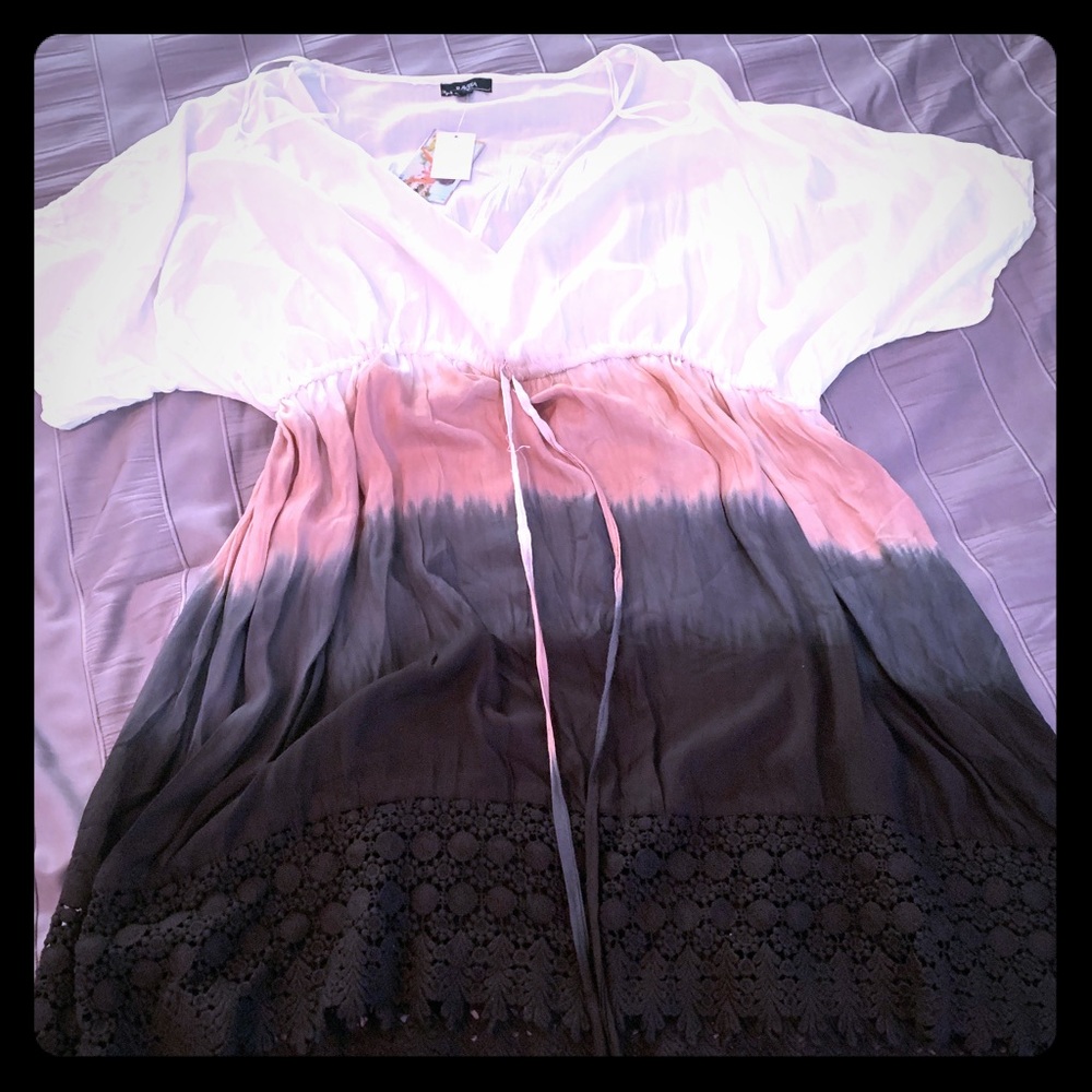 Cute Tie Died Dress/Swimsuit Cover